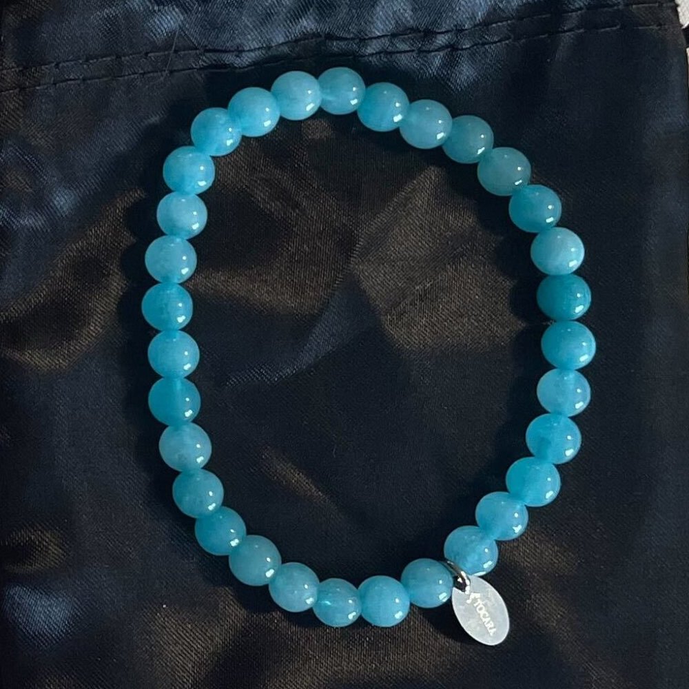 Tocara Janique-FB10004 Blue Jade Stainless Steel Bracelet | 7.5” | C$14 NWOT